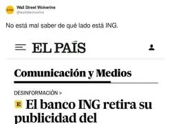 ING deja de lado a Iker Jim&eacute;nez