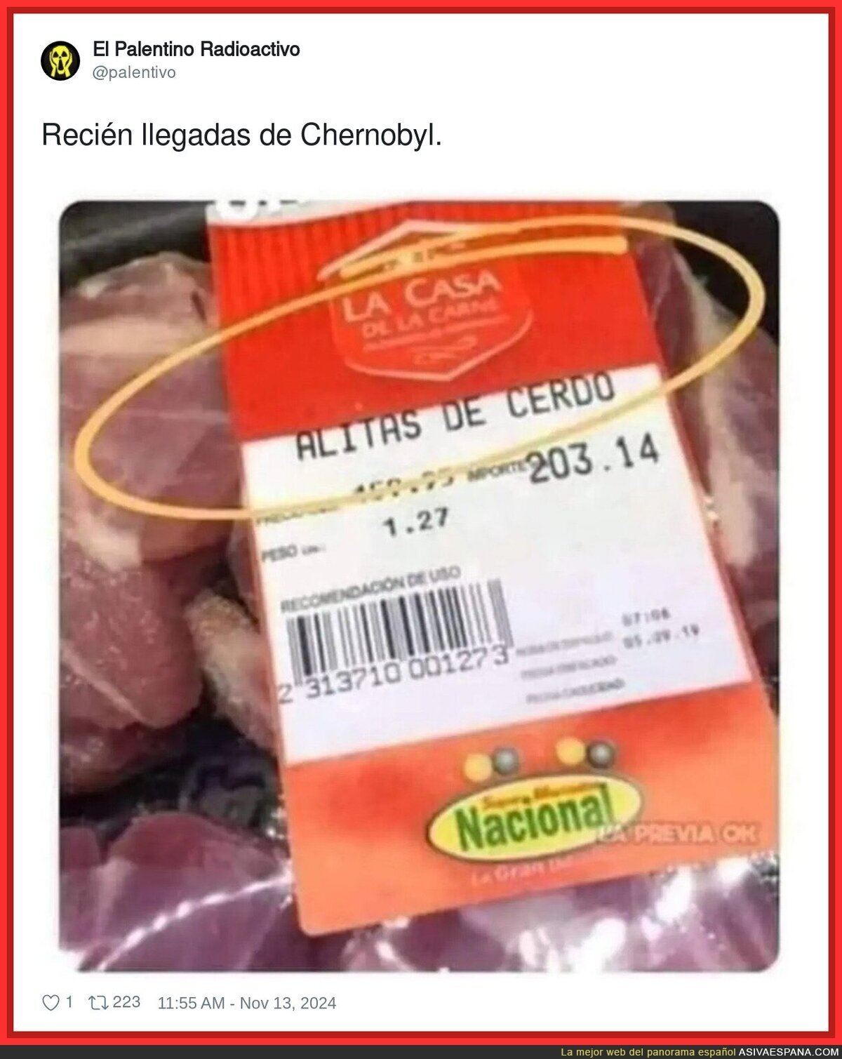 Unas alitas muy sospechosas