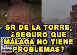 La DANA de M&aacute;laga le ha callado la boca al alcalde de la ciudad