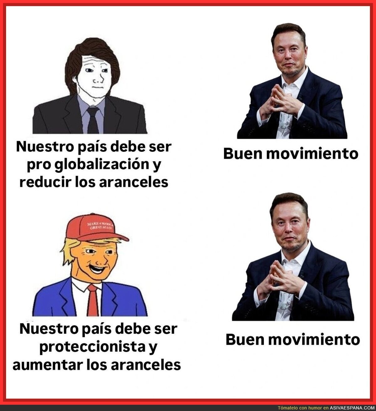 A Elon Musk le gusta esas políticas