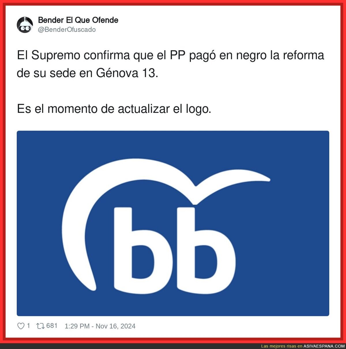 Se confirma lo del PP