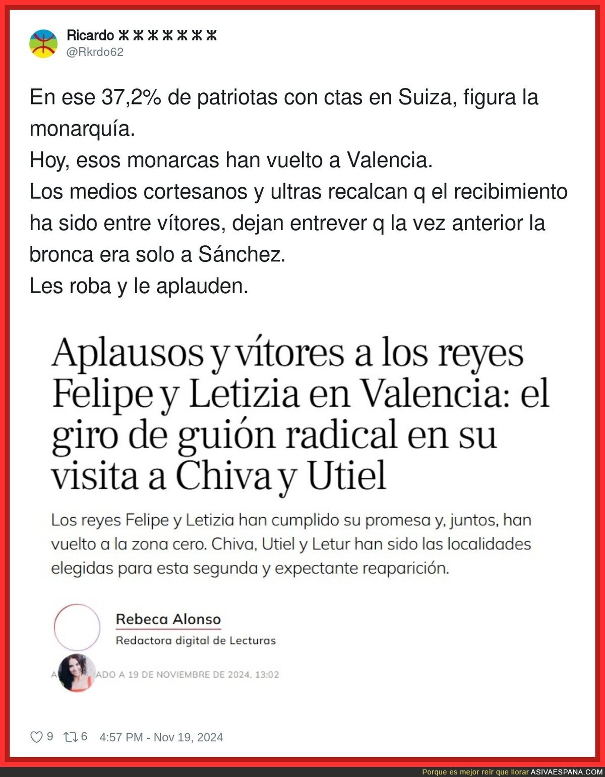Los grandes patriotas del Mundo con cuentas en Suiza y aplaudidos por el pueblo