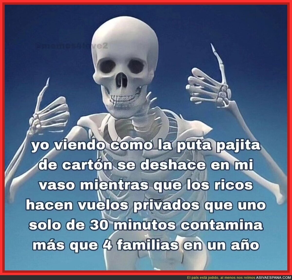 Que disfruten los ricos por mi