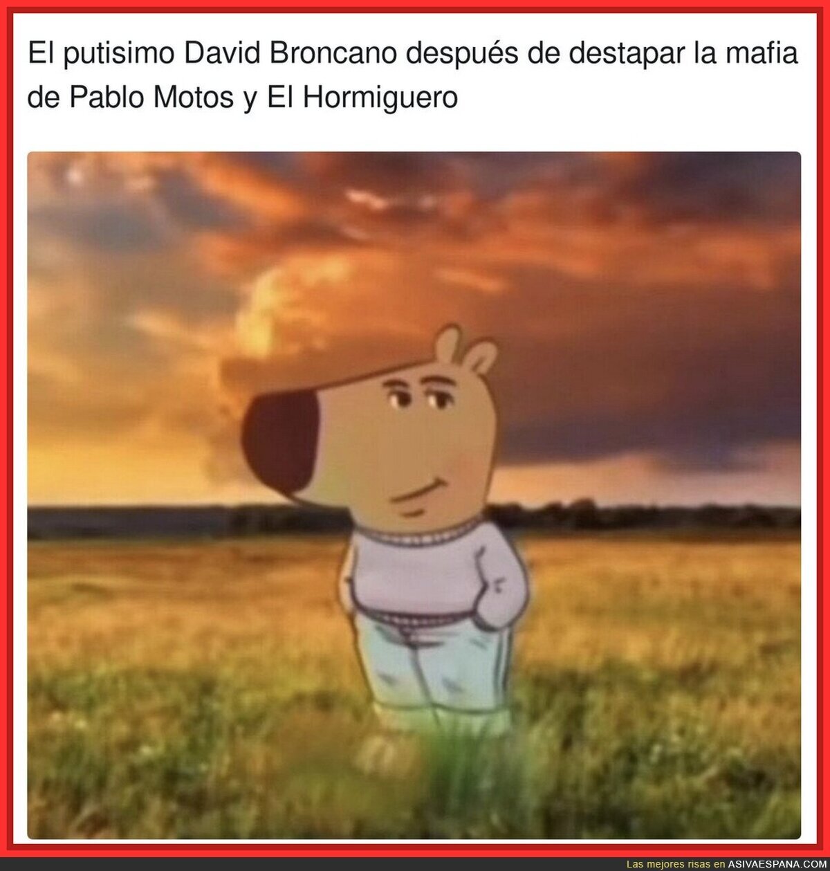 David Broncano ha retratado a Pablo Motos