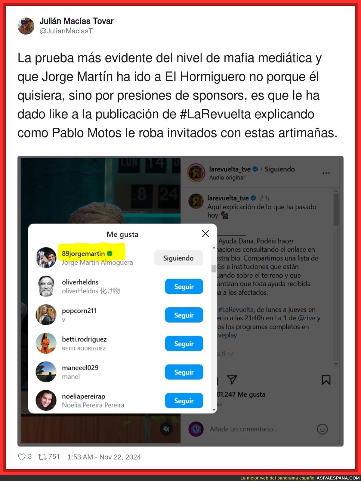 David Broncano no mintió sobre El Hormiguero