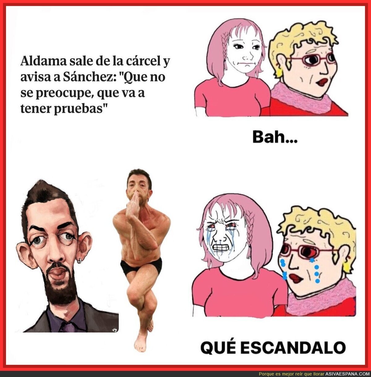 La gente de izquierdas con la actualidad informativa