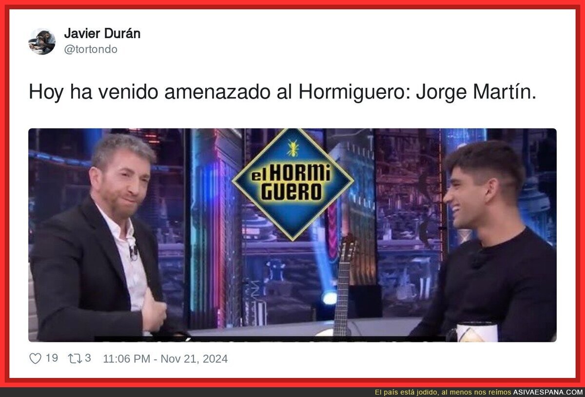 La gran diversión en El Hormiguero