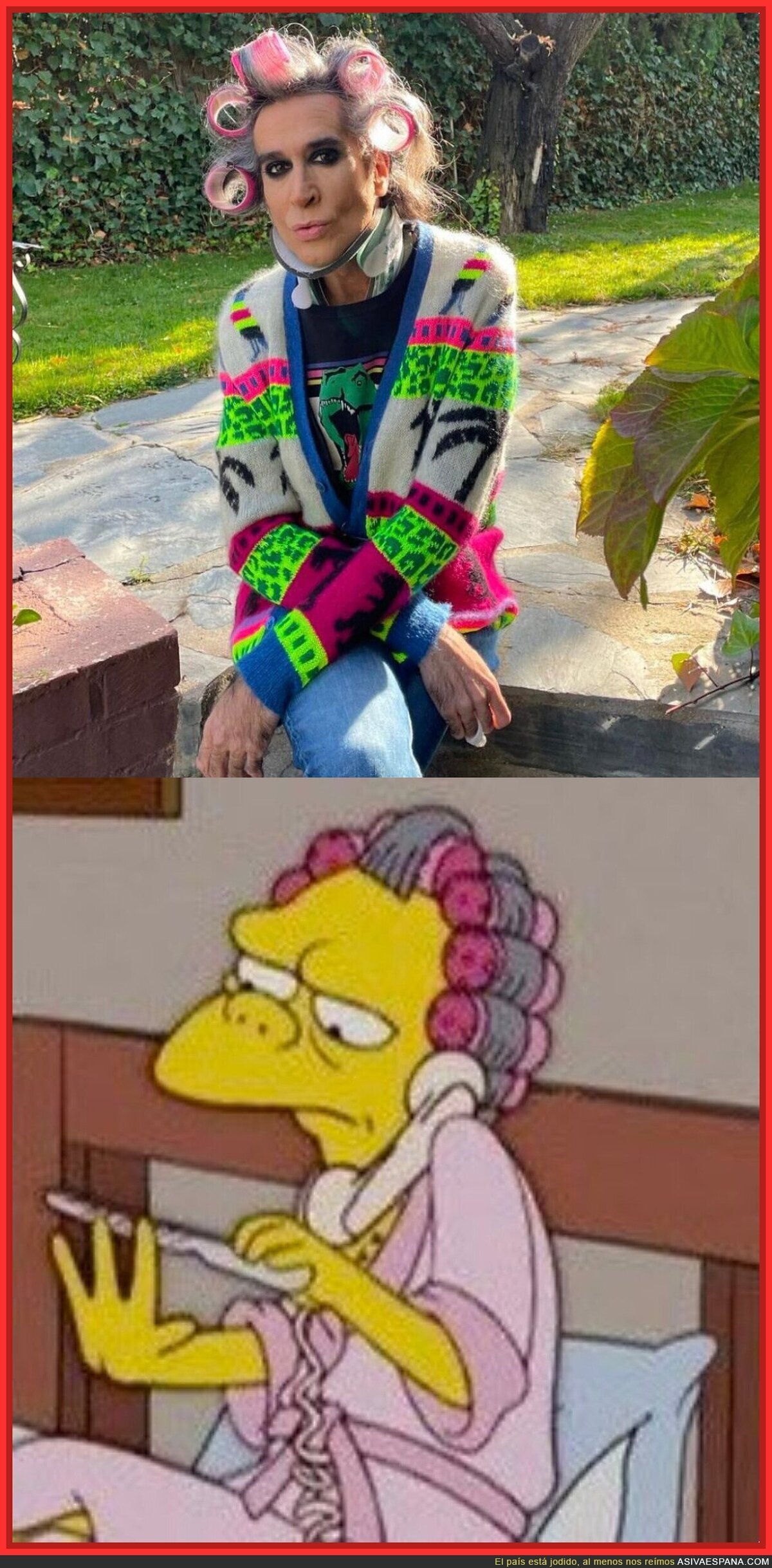¿De qué va vestido Mario Vaquerizo?