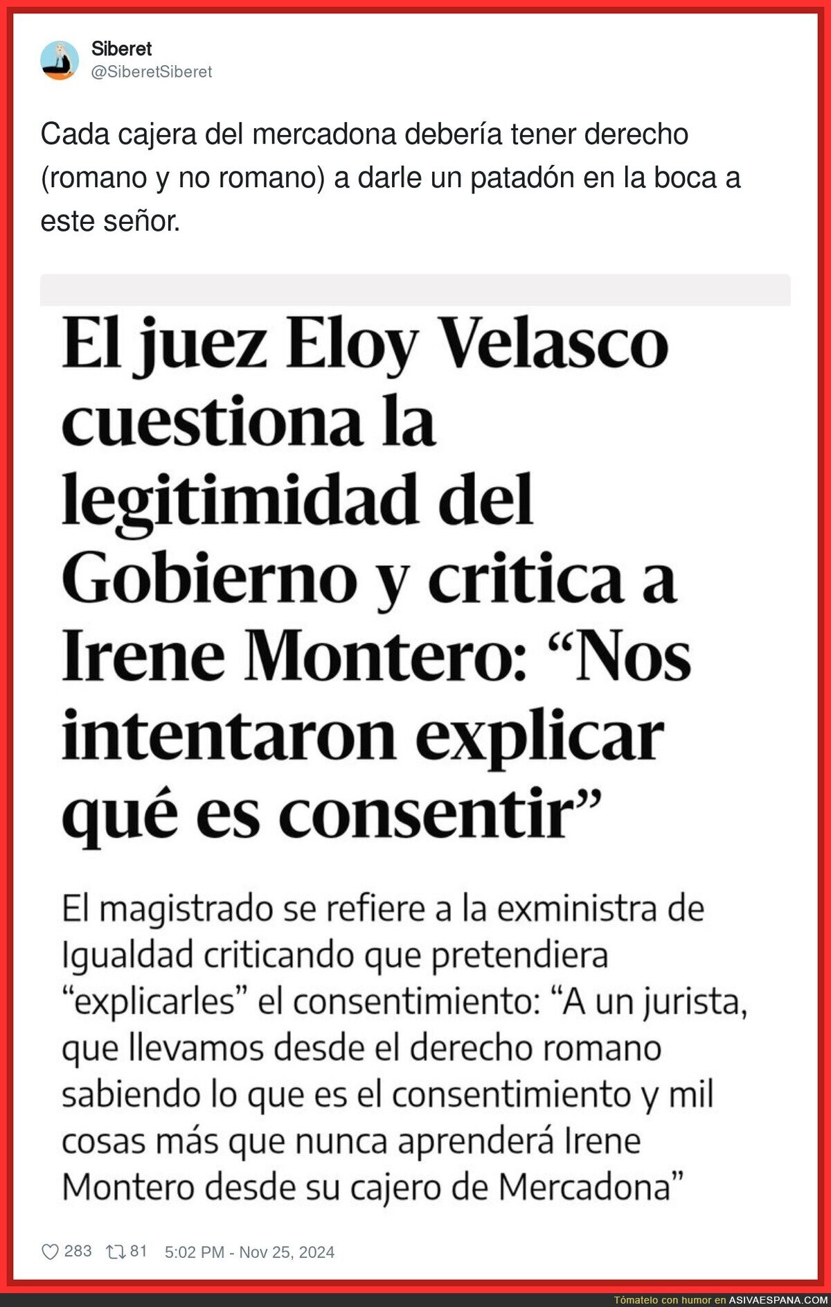 Una Ley que debería existir