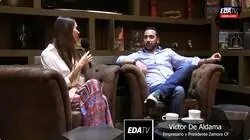 V&iacute;ctor de Aldama en el "medio" de Javier Negre.