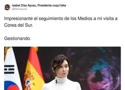 Ayuso no atrae al periodismo surcoreano