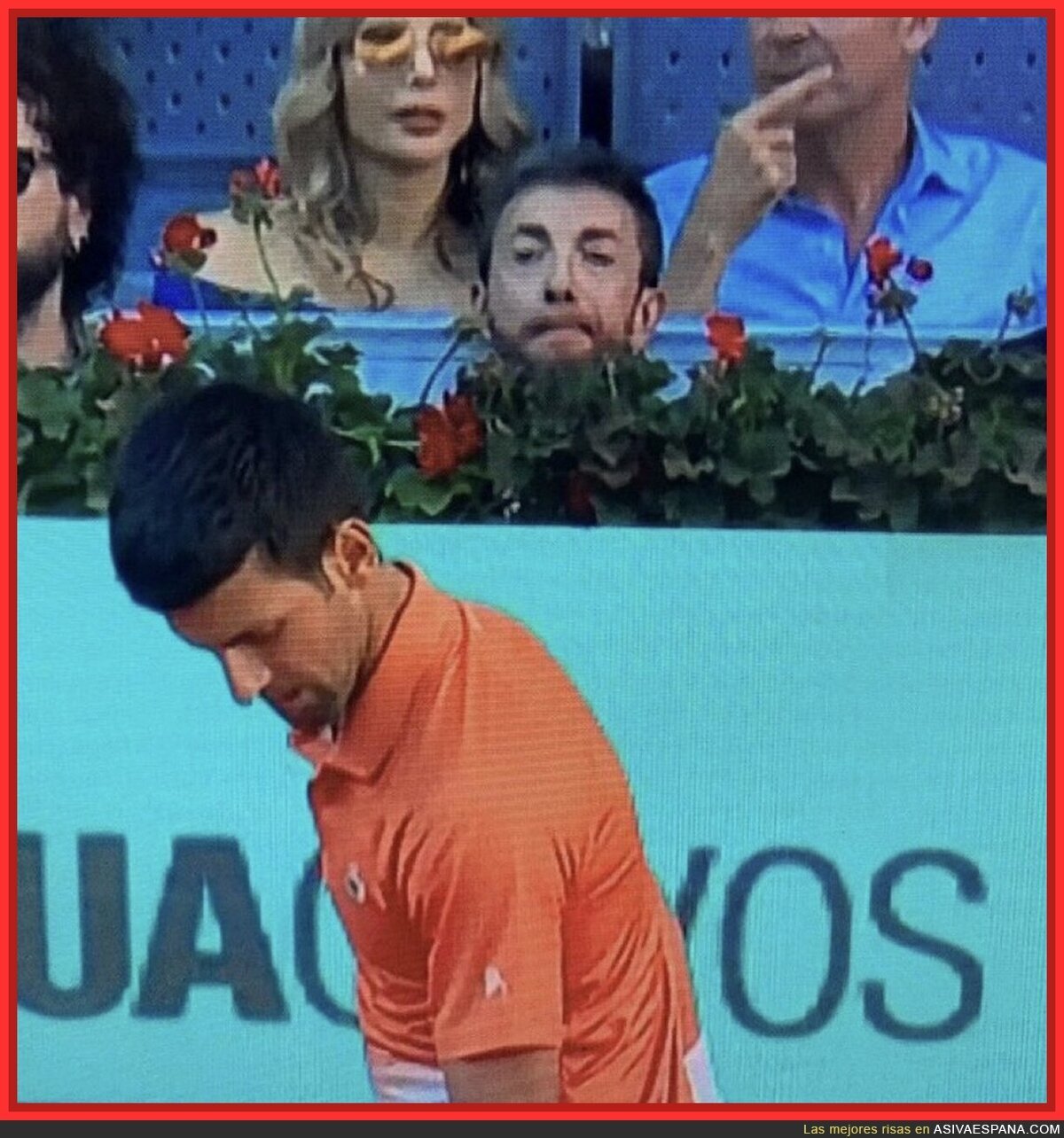 Esta imagen del Mutua Madrid Open es gloriosa