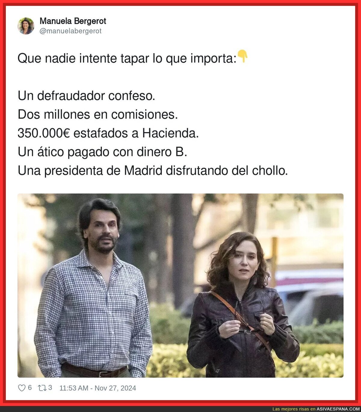 Ayuso tiene mucho que ocultar