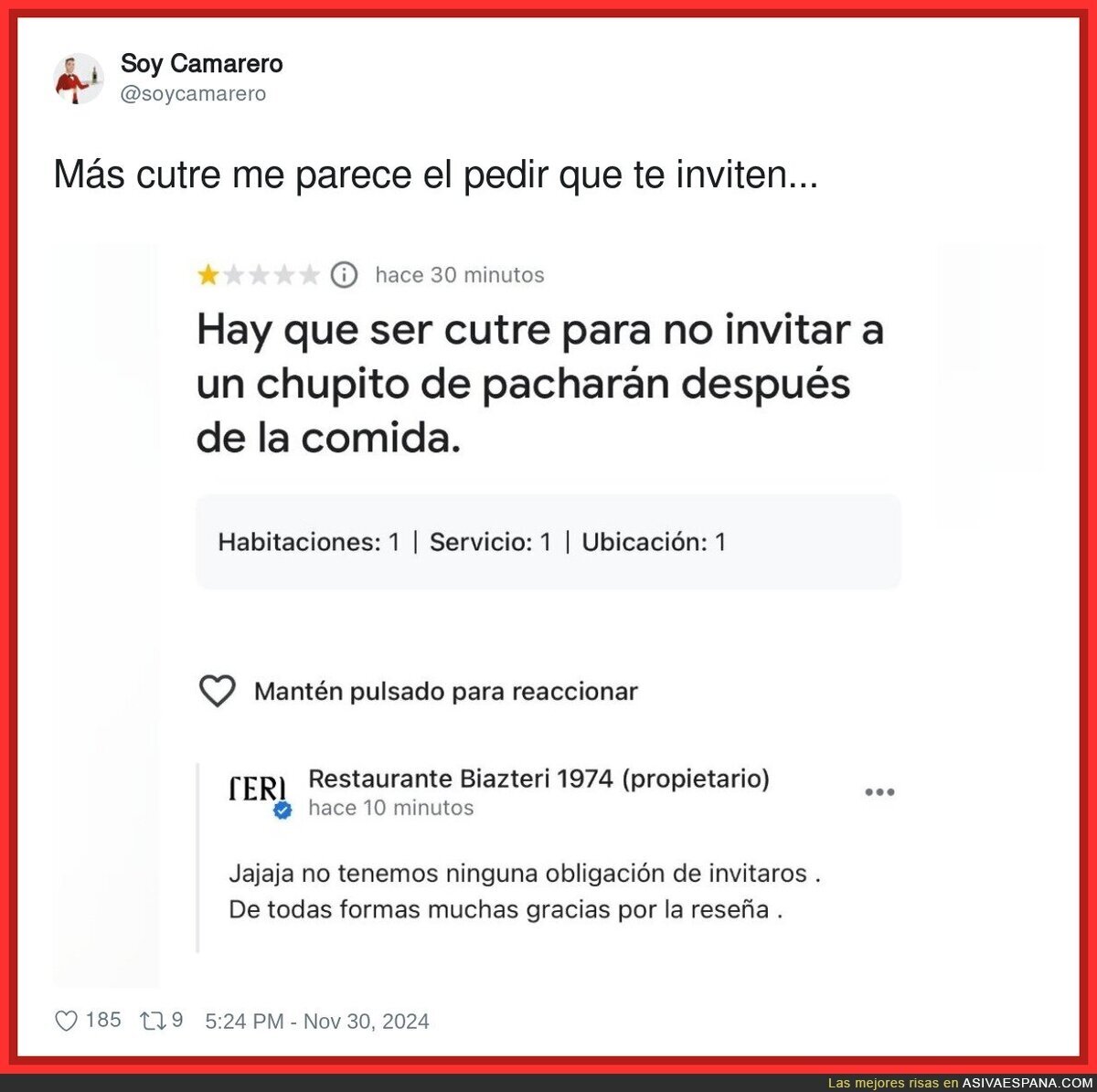 Así de cutre es alguna gente