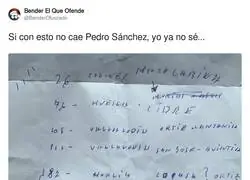 Las pruebas para hacer caer a Pedro S&aacute;nchez son claras