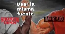 Hacendado ha sido copiado