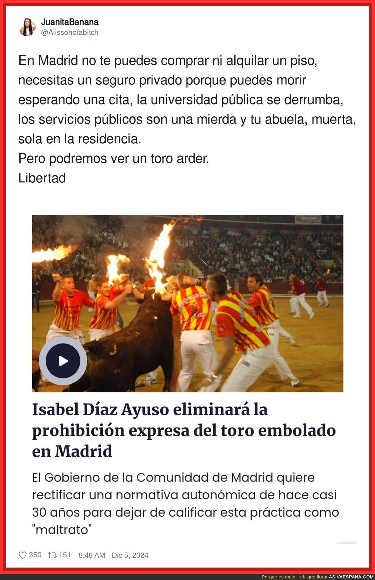 Esta es la ciudad que está dejando Isabel Díaz Ayuso