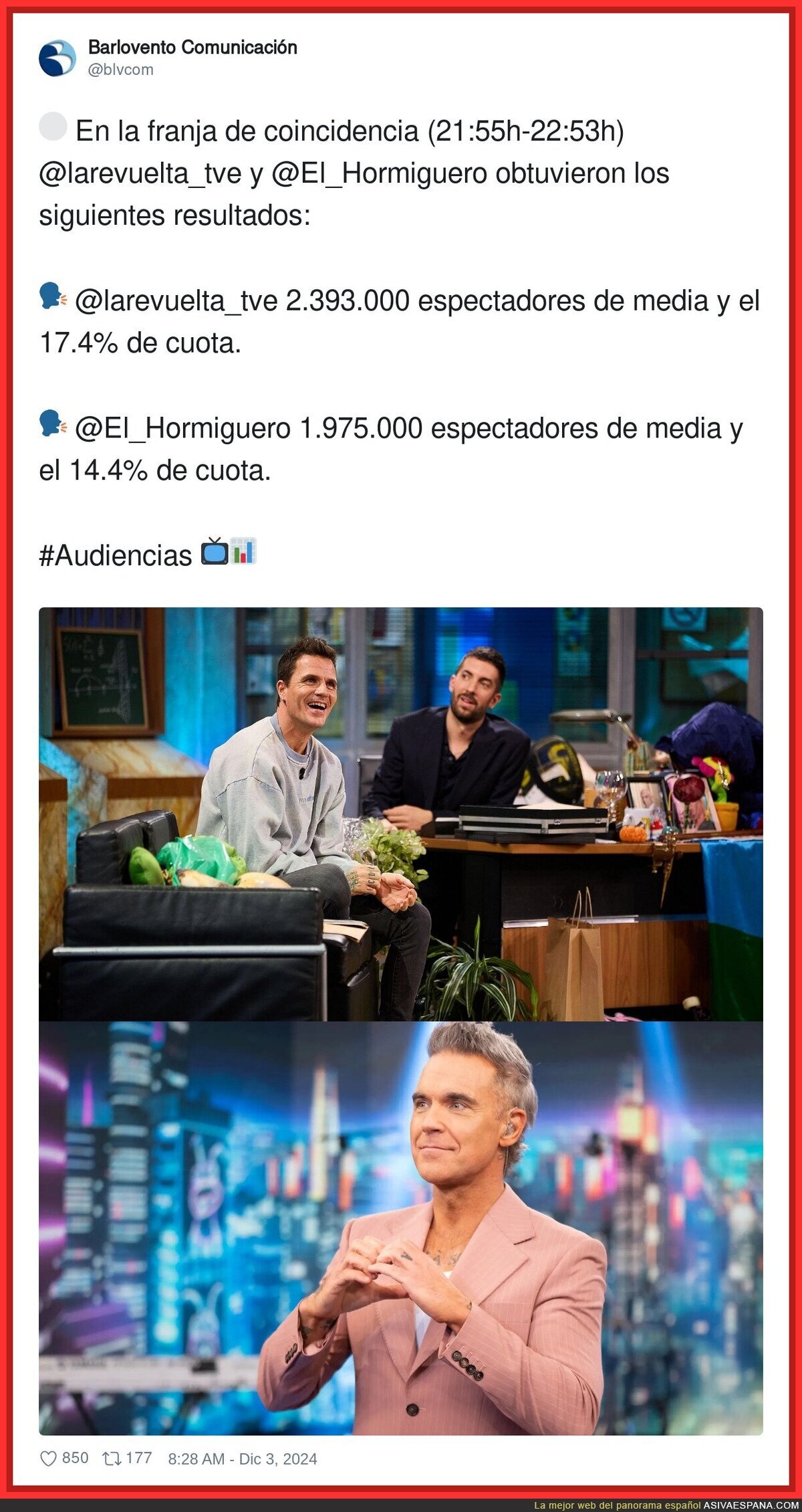 David Broncano vuelve a dejar KO a Pablo Motos con un invitado que ya estuvo en El Hormiguero hace unos días