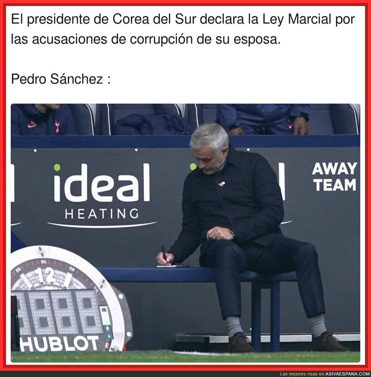 Pedro Sánchez toma nota