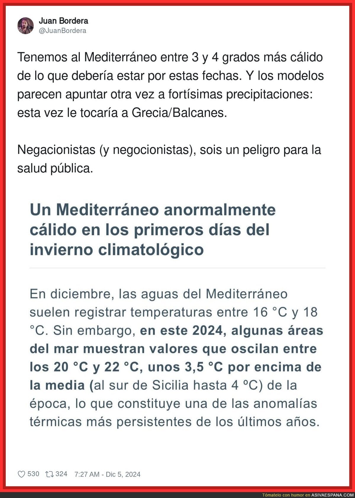 Peligrosos tiempos lo que se nos viene encima