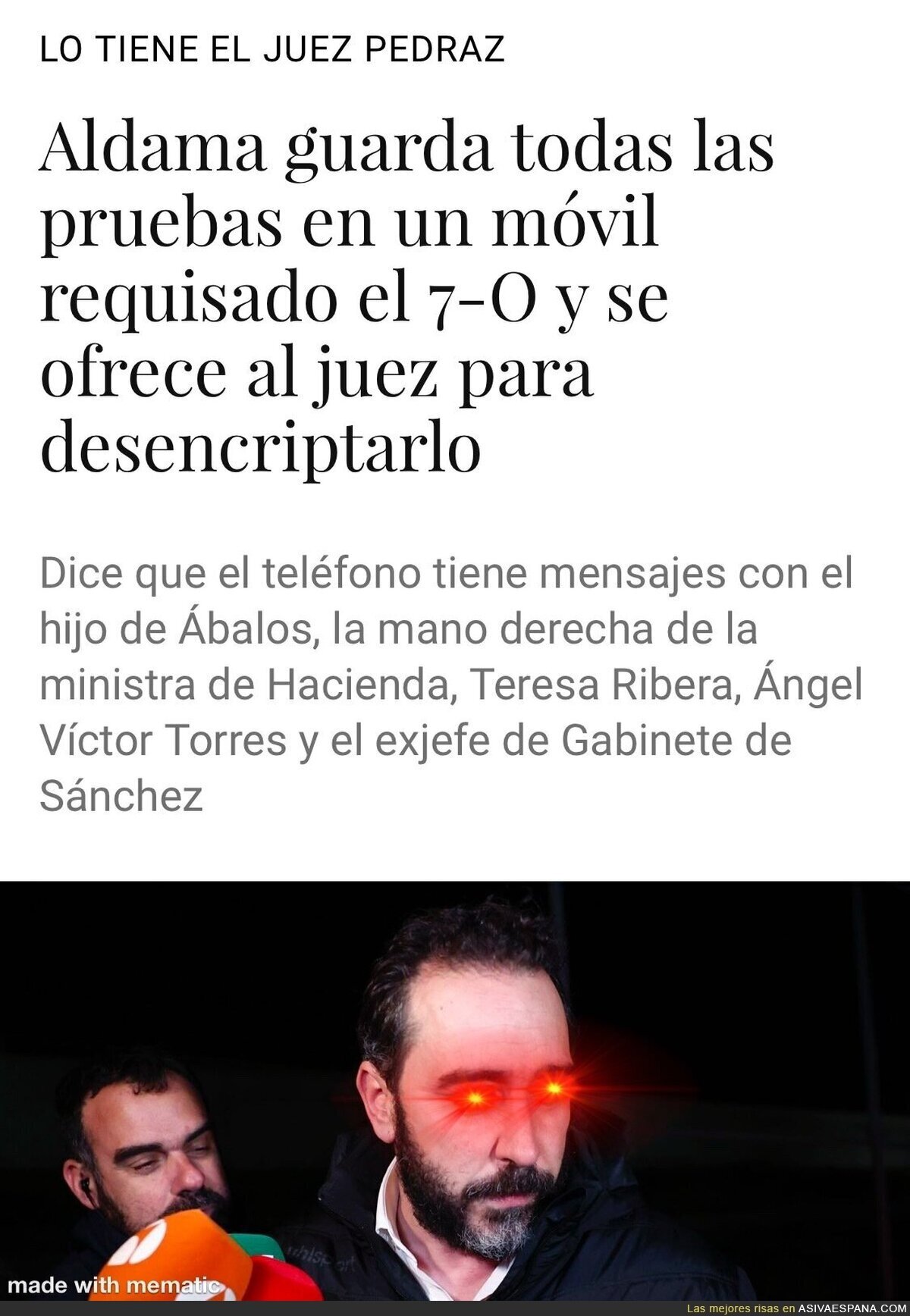 Se ha dejado el PIN en la otra chaqueta