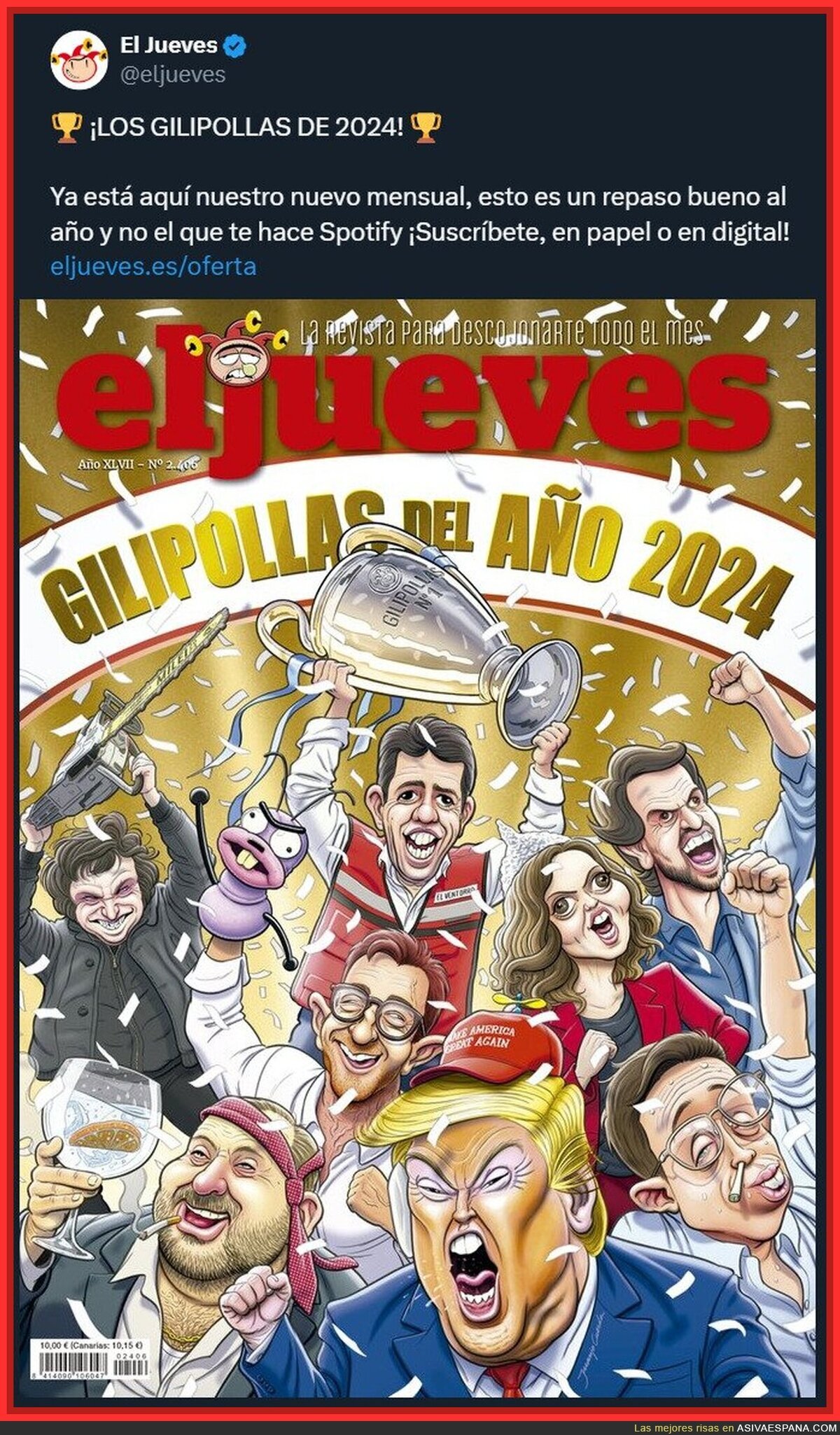 ...and the winners of Gilipollas 2024