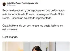 Lo que le gusta a Ayuso un drama