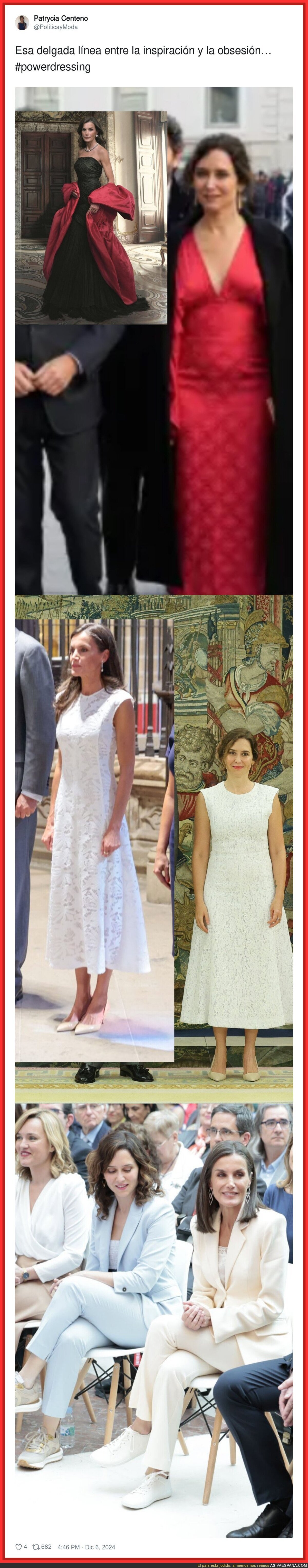 Isabel Díaz Ayuso está obsesionada con la Reina