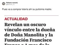 Cuidado con Do&ntilde;a Manolita y su puesto de loter&iacute;as