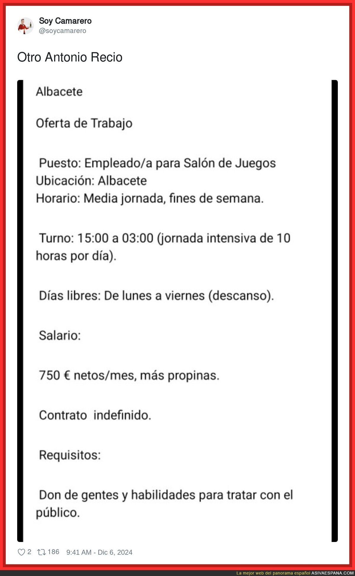 Se busca explotador para salón de juegos