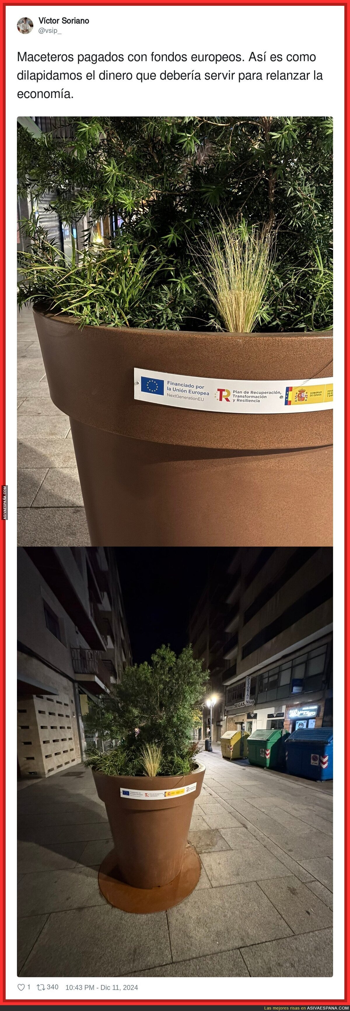 Así se tira el dinero de la Unión Europea