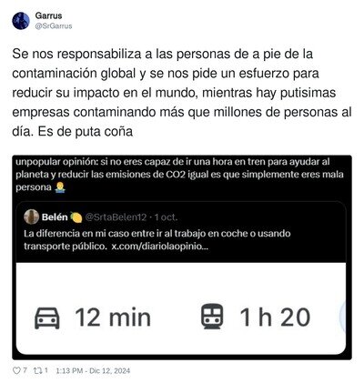 ¿De verdad somos nosotros los responsables?