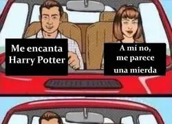 No se acepta gente que no guste Harry Potter