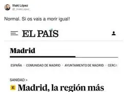 Madrid y la sanidad