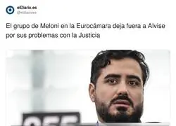 Meloni no quiere a Alvise P&eacute;rez