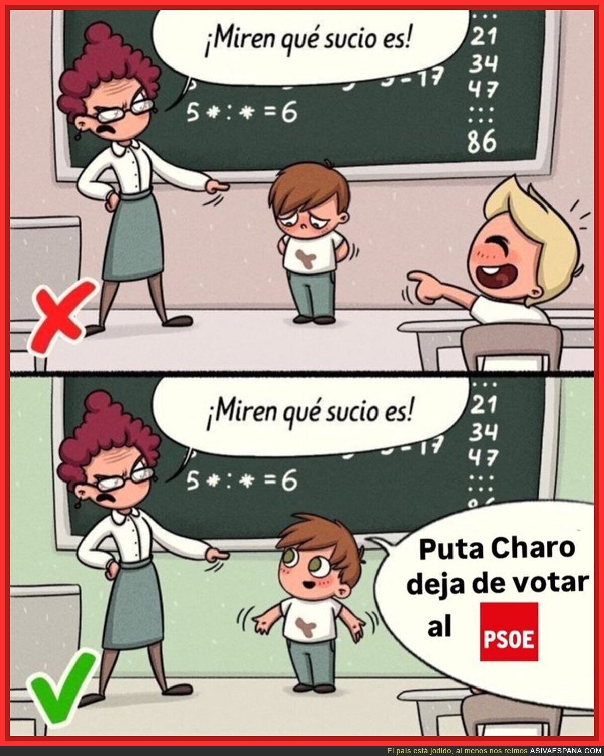 Un chico muy sucio