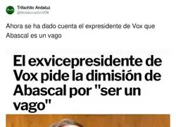 VOX se da cuenta tarde sobre Santiago Abascal
