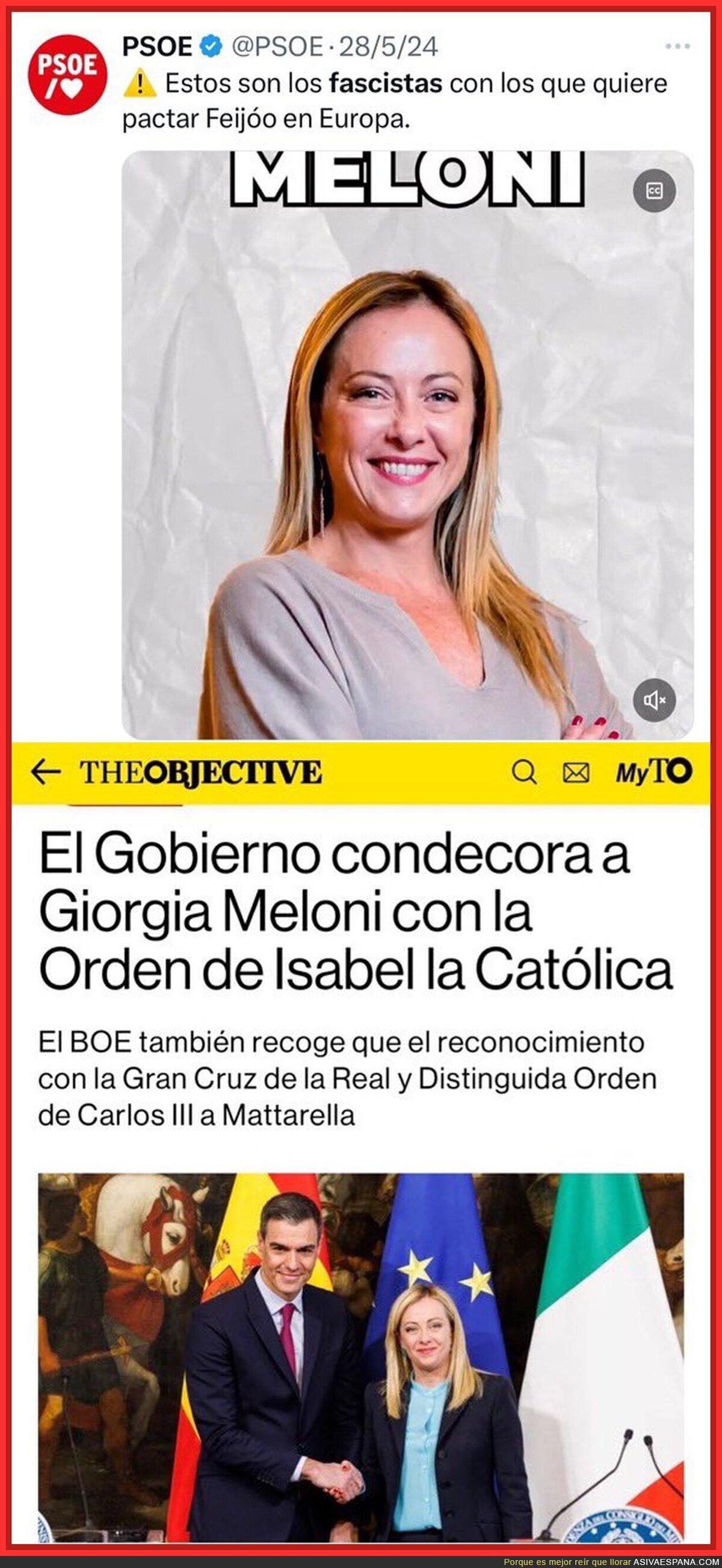 Los fascistas que gustan a Pedro Sánchez