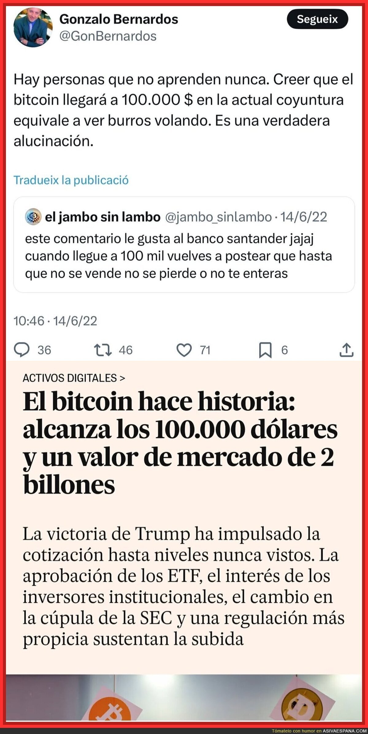 Si Gonzalo Bernardos dice algo hay que hacer lo contrario