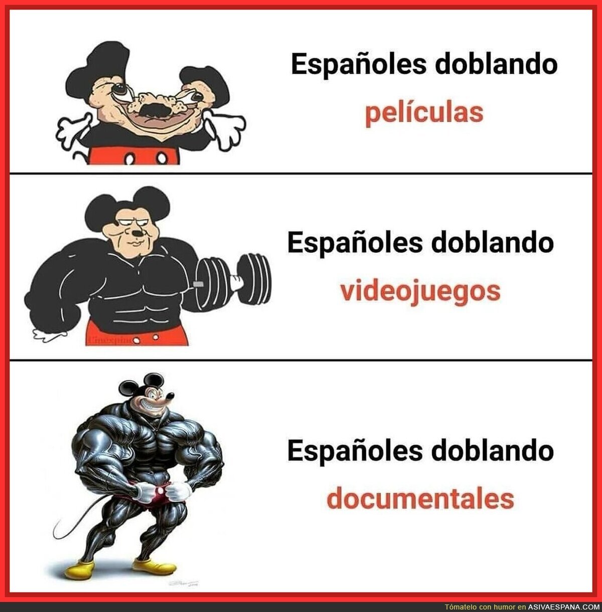 Los españoles doblando documentales son dioses