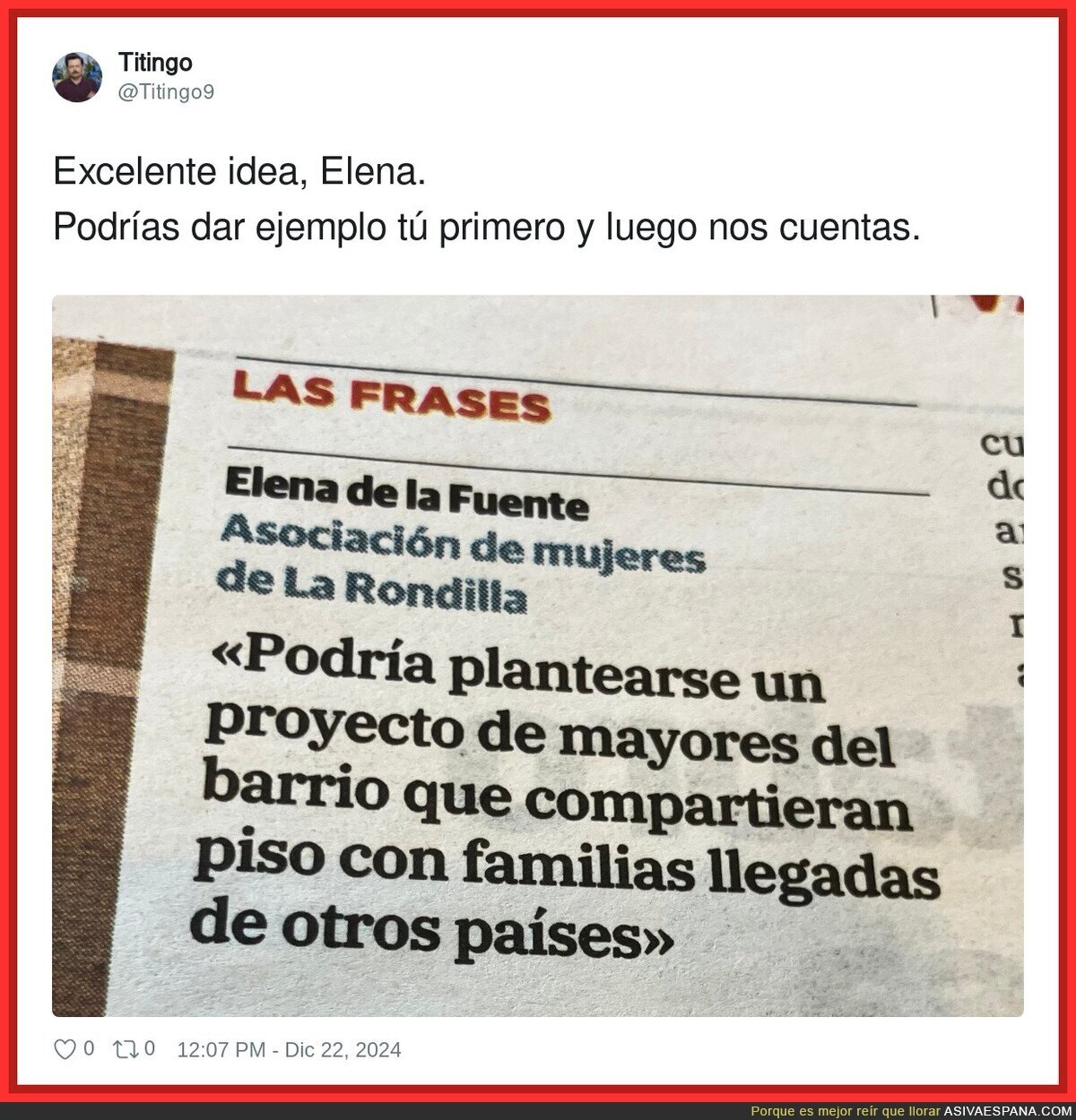 Una prueba piloto de primera mano