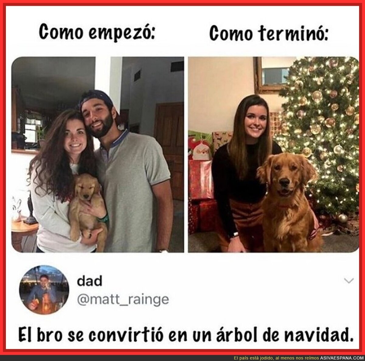 El paso del tiempo es cruel