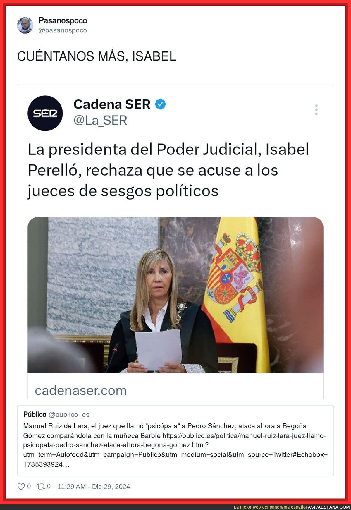 El sesgo político de la justicia