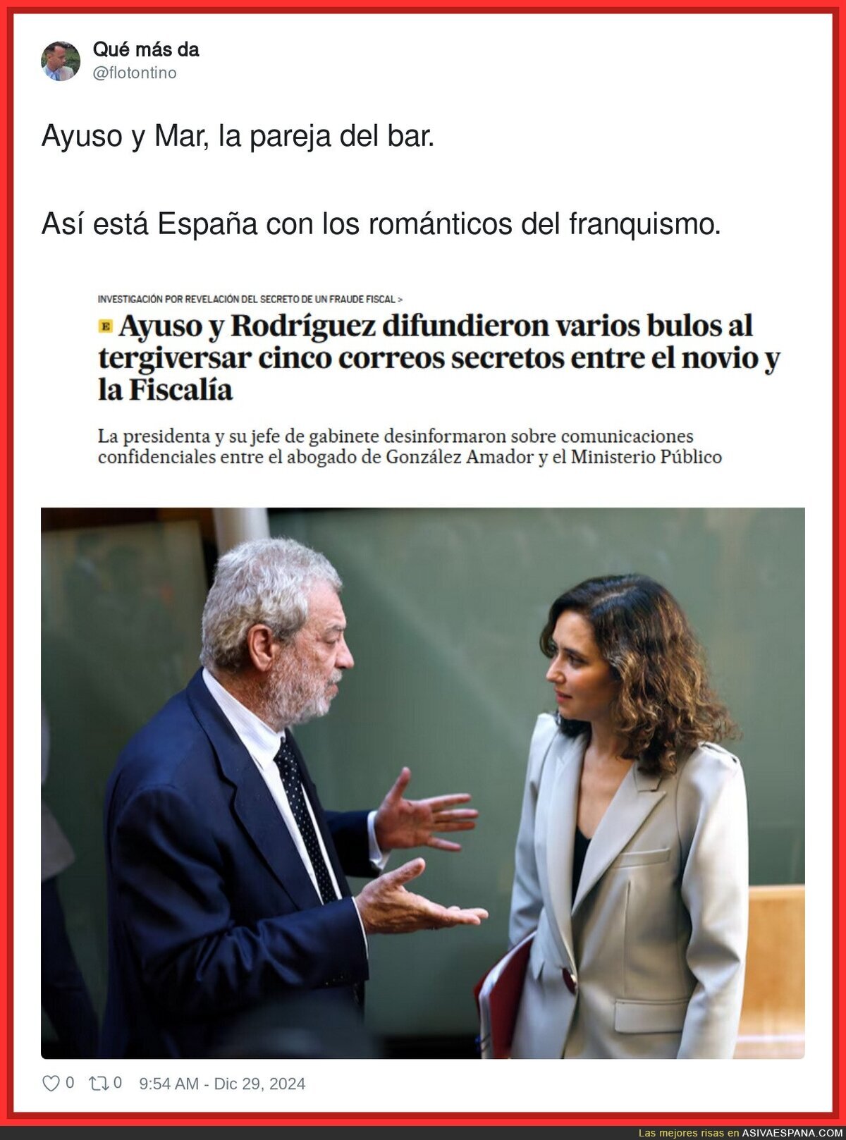 Ayuso y MAR: la dupla