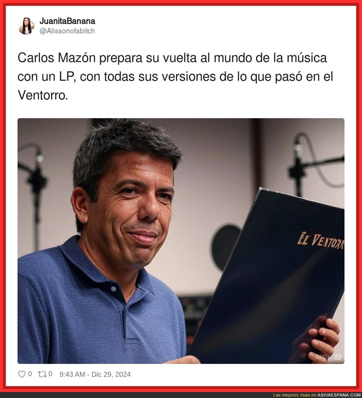 Se vienen temazos de Carlos Mazón