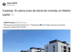 No se va a solucionar mucho con tan pocas viviendas y tan bajas