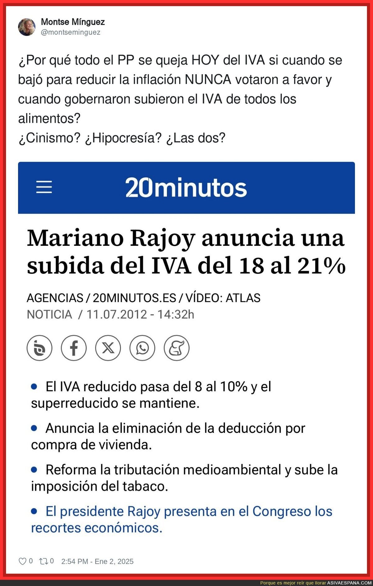 Que poco se habla de lo que hizo Rajoy