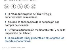 Que poco se habla de lo que hizo Rajoy