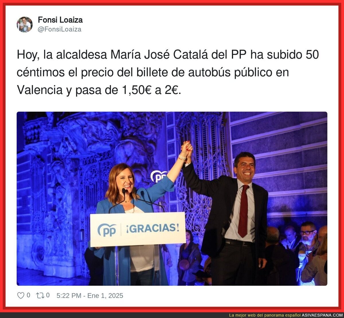 La gente del PP se ríe de la clase trabajadora