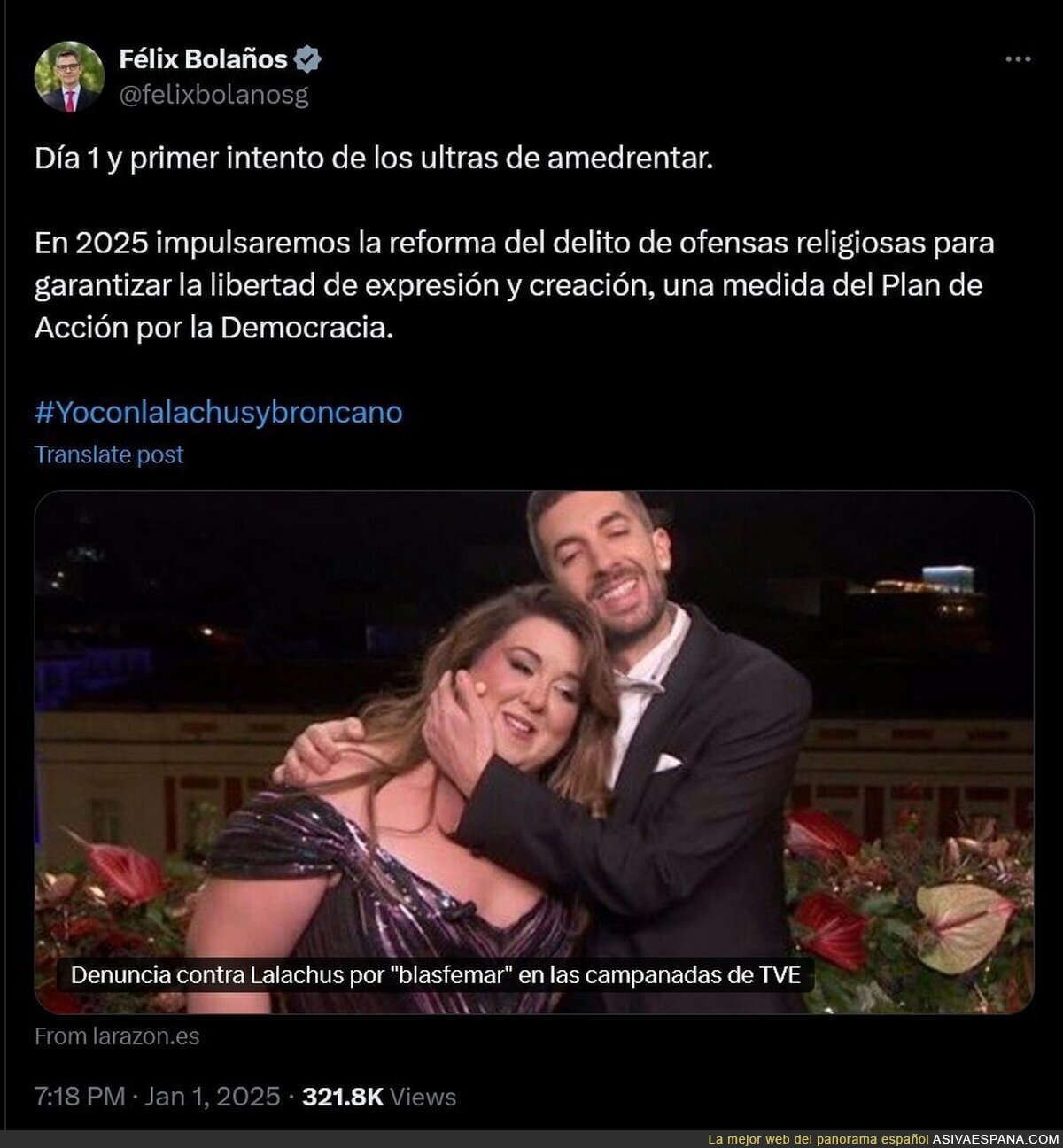 El ministro de justicia el día de año nuevo, tirado en el sofa, tuiteando reformas legales que se inventa sobre la marcha